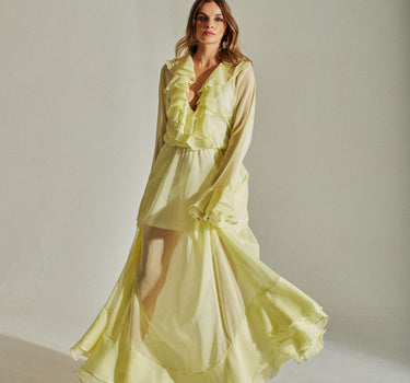 Vestido Éther amarillo
