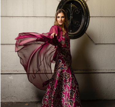 PRE-ORDER Kimono gasa guinda