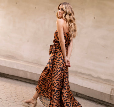 PRE-ORDER Falda Cheetah café