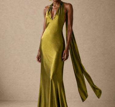 Vestido Angela Pistacho