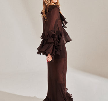 Falda Mélodie Chocolate