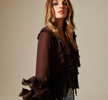 Blusa Mélodie Chocolate