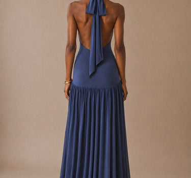 Vestido Caletea Azul Pizarra