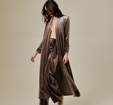 Pantalón terciopelo taupe