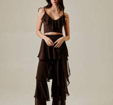 Pantalón Zazueta chocolate