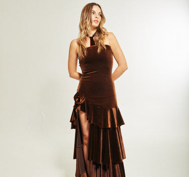 Vestido Terciopelo Nuit Dorée