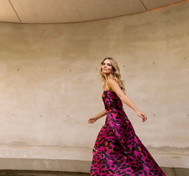 PRE-ORDER Falda Animal fucsia