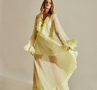 Vestido Éther amarillo