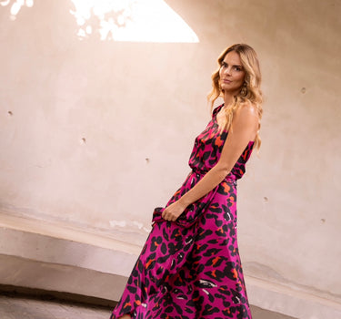 PRE-ORDER Falda Animal fucsia