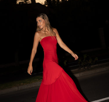 Vestido Cassia rojo