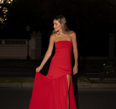 Vestido Cassia rojo