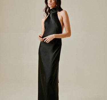 Vestido Halter Negro (PRE-ORDER)