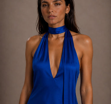 Vestido Angela Azul