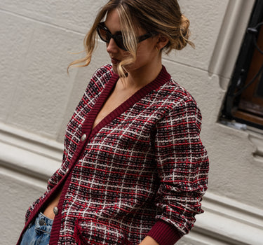 Chaleco Kensington Burdeo