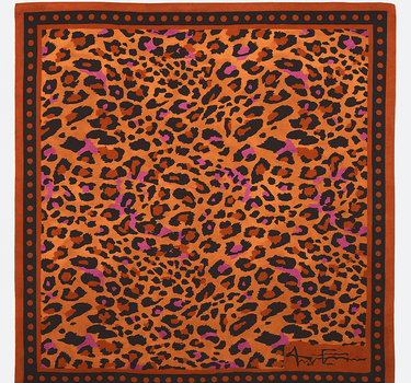 Pañuelo Cheetah purple