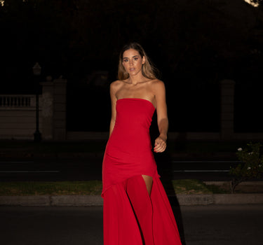 Vestido Cassia rojo