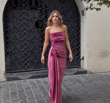 Vestido Victoria Rosa