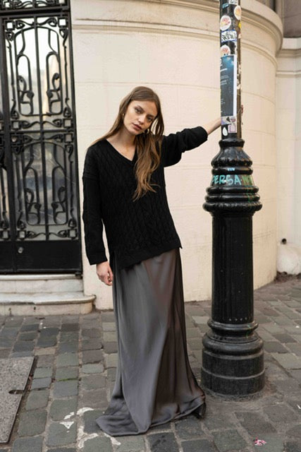 Alicia black vest