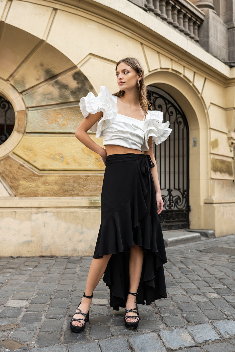 Black Seville Skirt