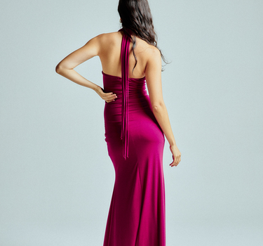 Vestido Isolda Guinda