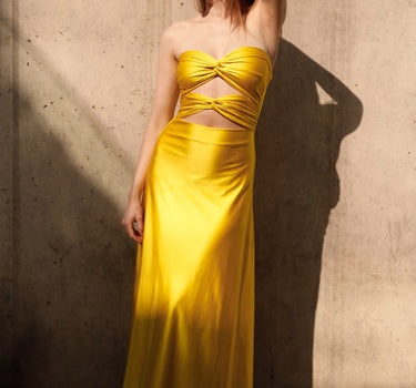 Vestido Juliana amarillo