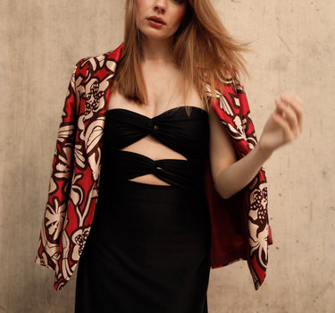 Beige Animal Blazer
