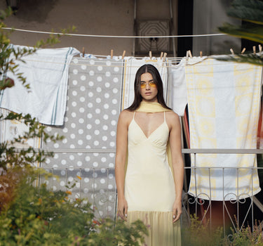 Vestido Serena Amarillo Mantequilla