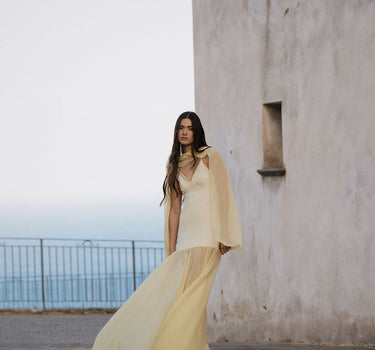 Vestido Serena Amarillo Mantequilla