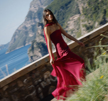 Vestido Cassia Guinda