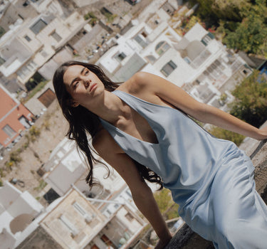 Vestido Angela Celeste