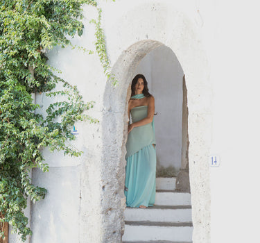 Vestido Cassia Esmeralda