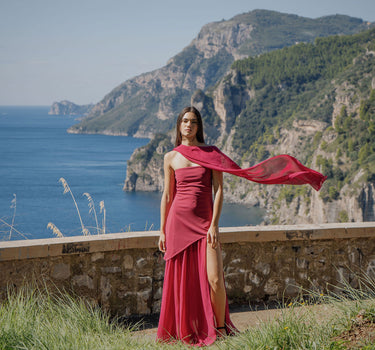 Vestido Cassia Guinda