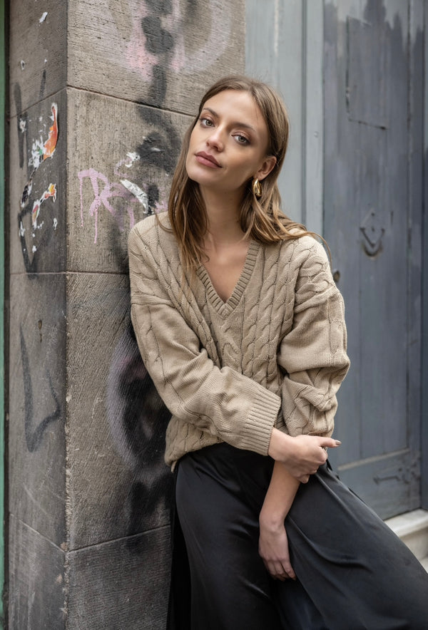 Alicia beige vest