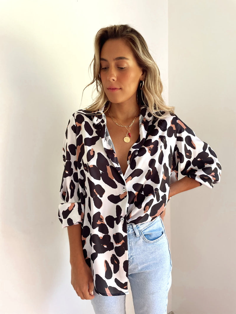 HARLEY ANIMAL PEARL BLOUSE