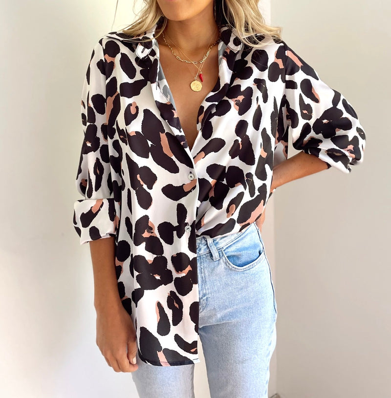 HARLEY ANIMAL PEARL BLOUSE