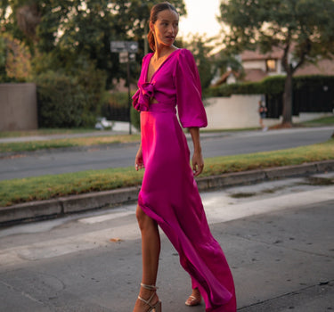 VESTIDO CALI FUCSIA