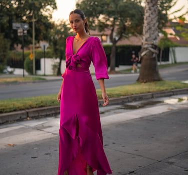 VESTIDO CALI FUCSIA