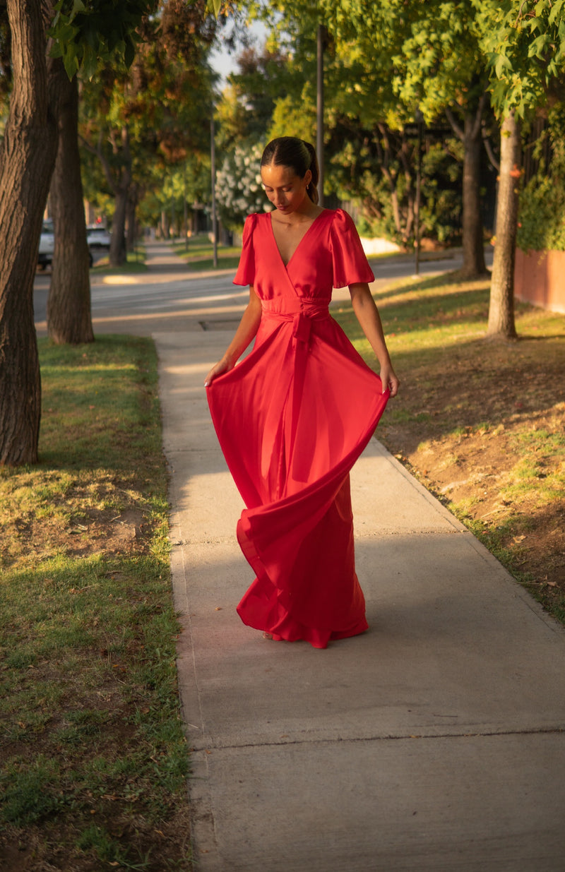 MILA RED DRESS