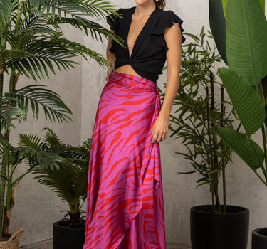 PRE-ORDER Falda Cebra Fucsia