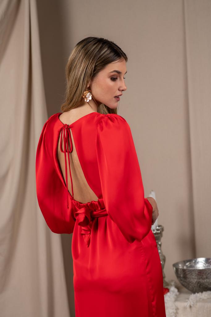 RED CALI DRESS