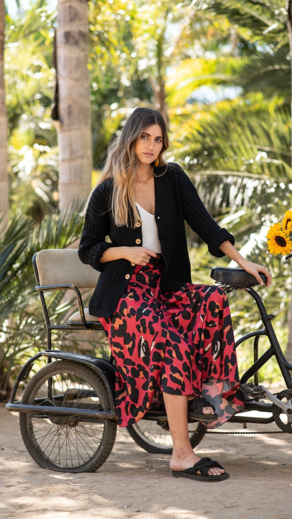 GALDANA BLACK WAISTCOAT