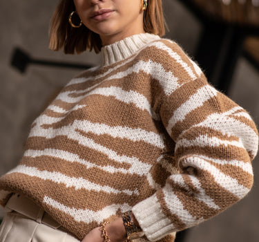 Brown Zebra Vest