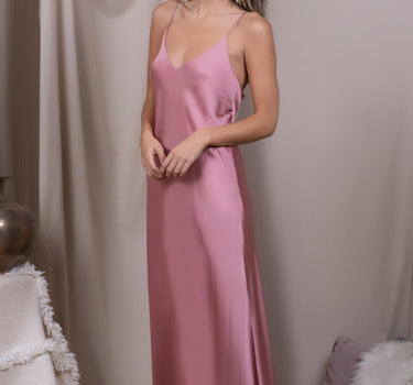 Vestido Colomba Palo Rosa