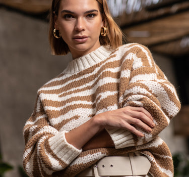 Brown Zebra Vest