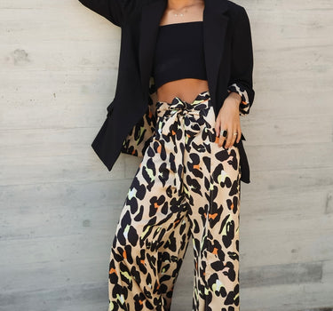 PRE-ORDER Blazer Animal Beige