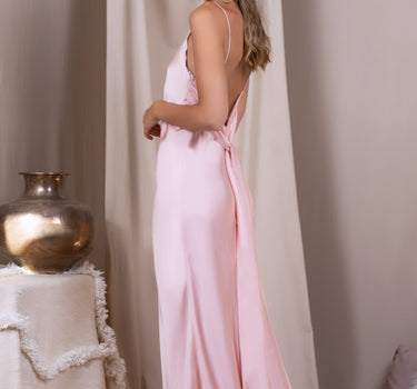 Vestido Colomba Rosa gold