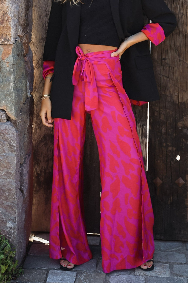 Red/fuchsia pants